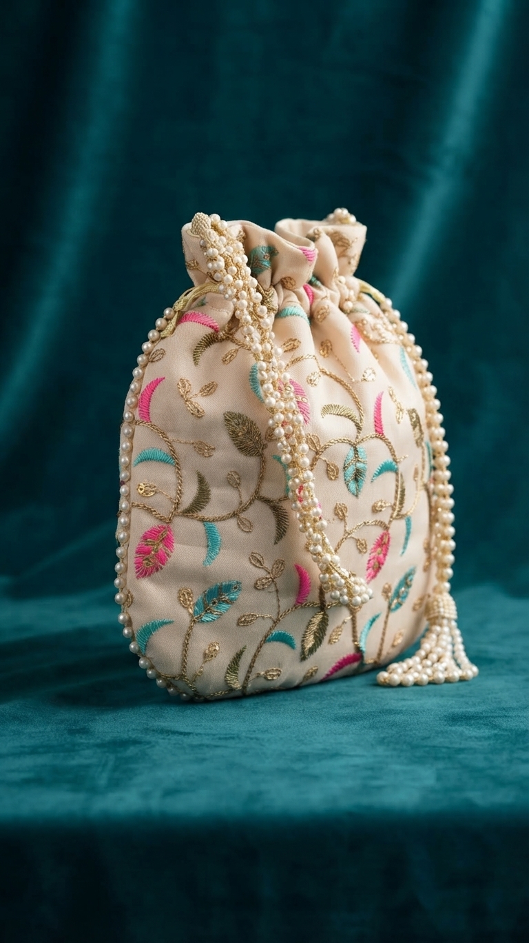 Double sided potli bag