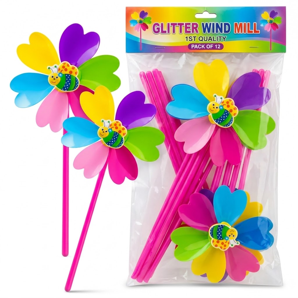 GLITER WIND MILL 1ST QUALITY