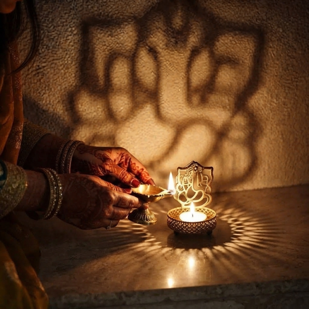 Metal Shadow Ganesh ji