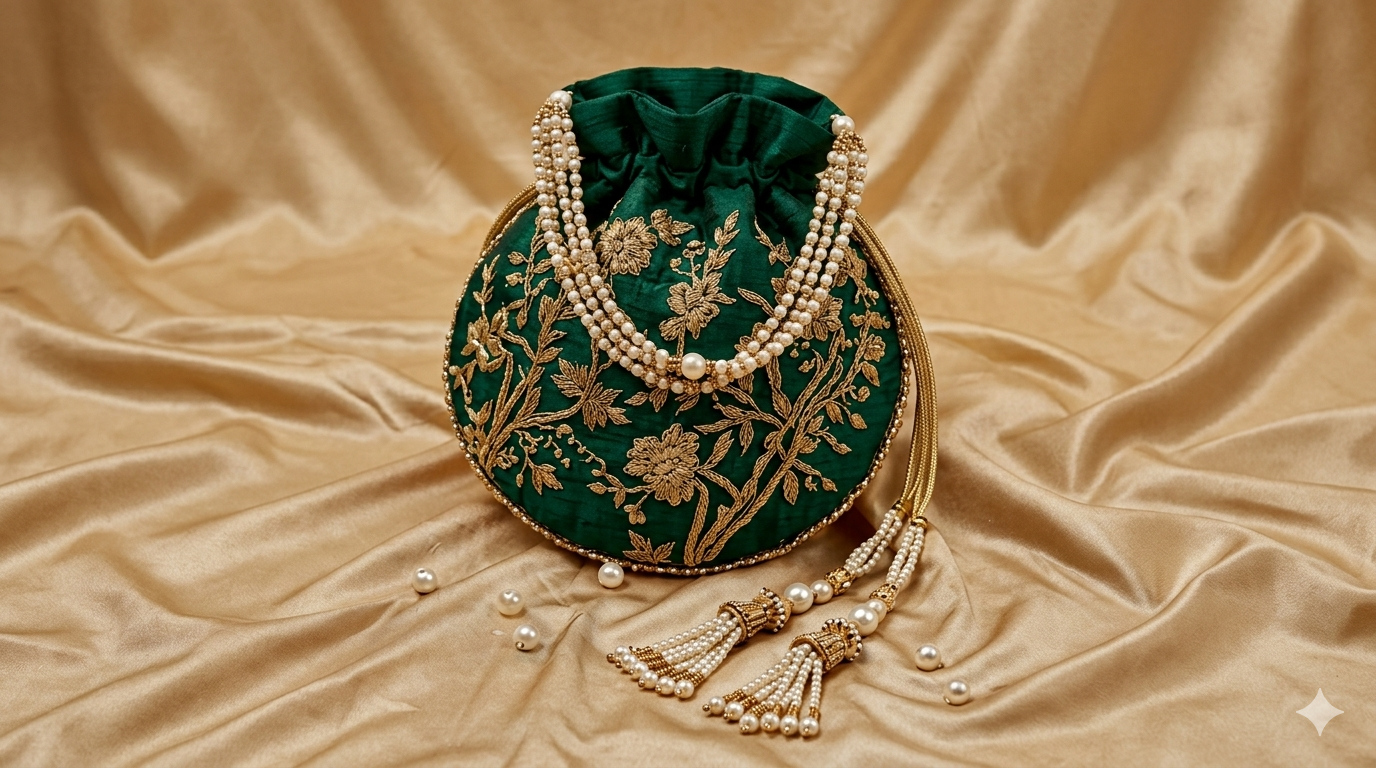 Double sided potli bag