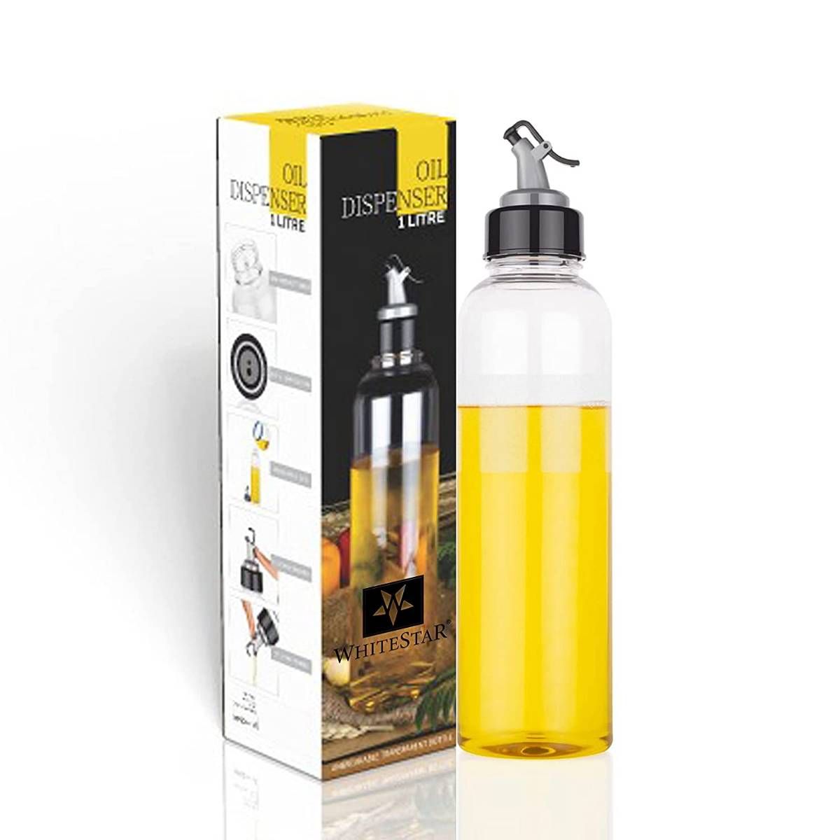Unbreakable Oil dispenser Bottle-plastic (1000 ml)
