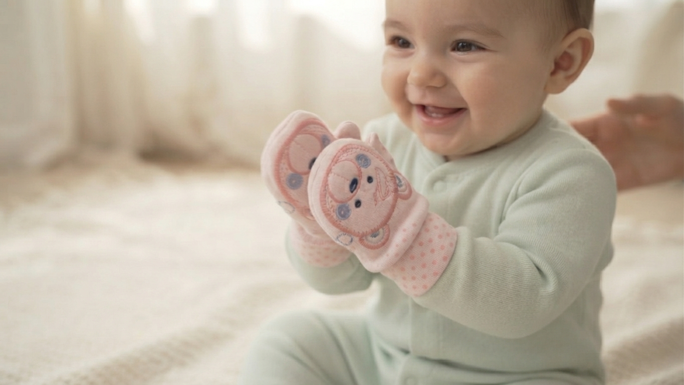 Booties Mittens Set