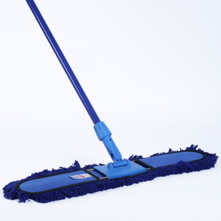 Dry mop with rod