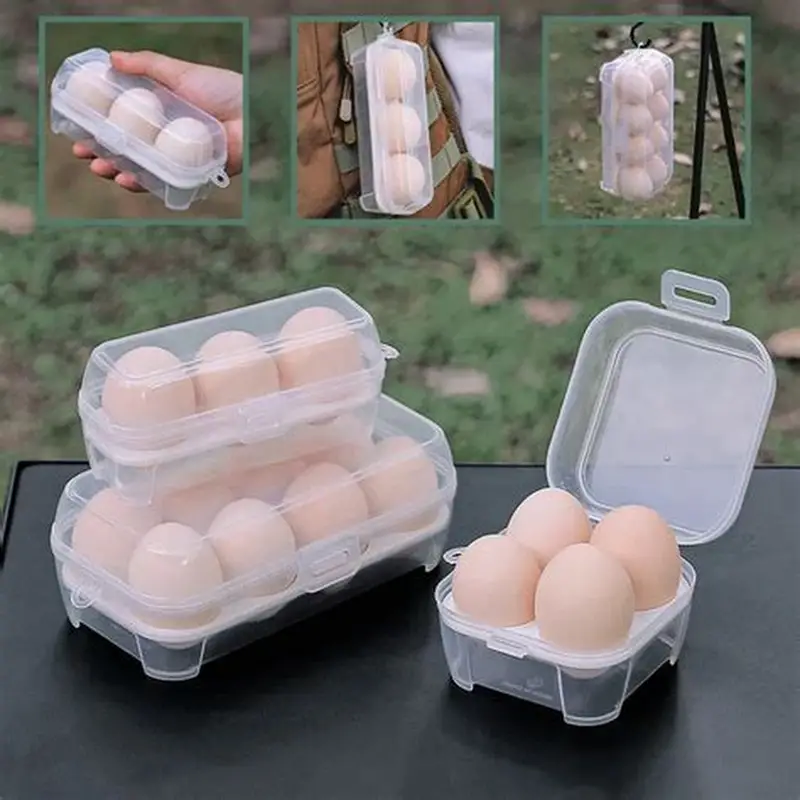 Transparent Egg Storage - 12 Grid