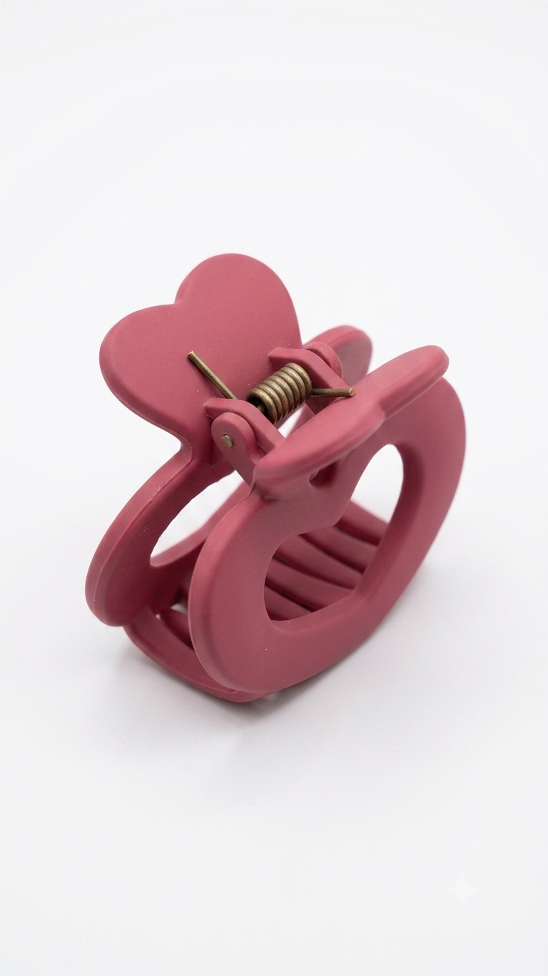 Heart Claw Clips