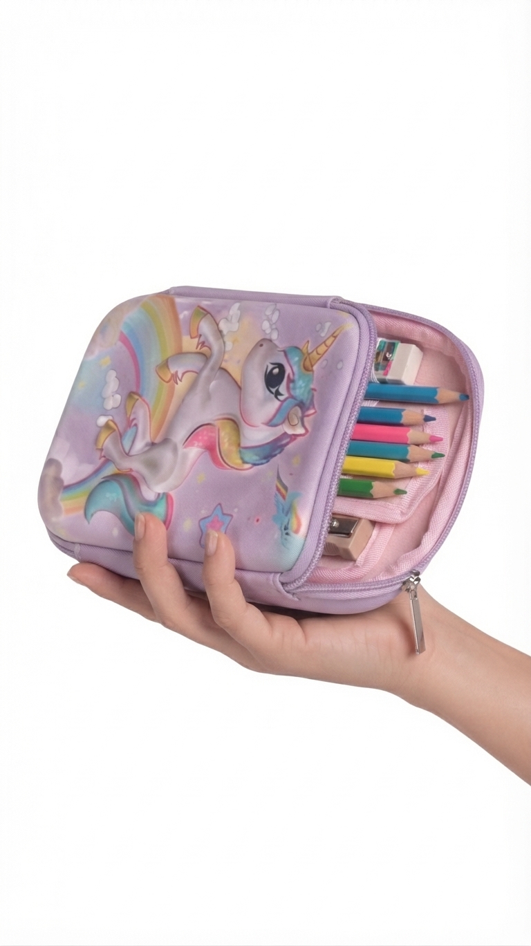 3D Cartoon Pencil Pouch