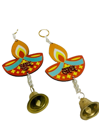 Pair of Diya Subh Labh Hanging