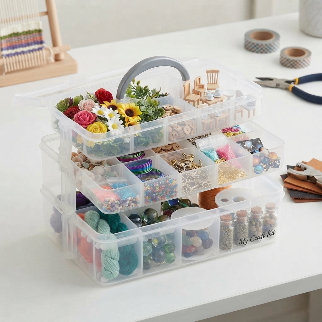 3 Layer 18 Grid Storage Box