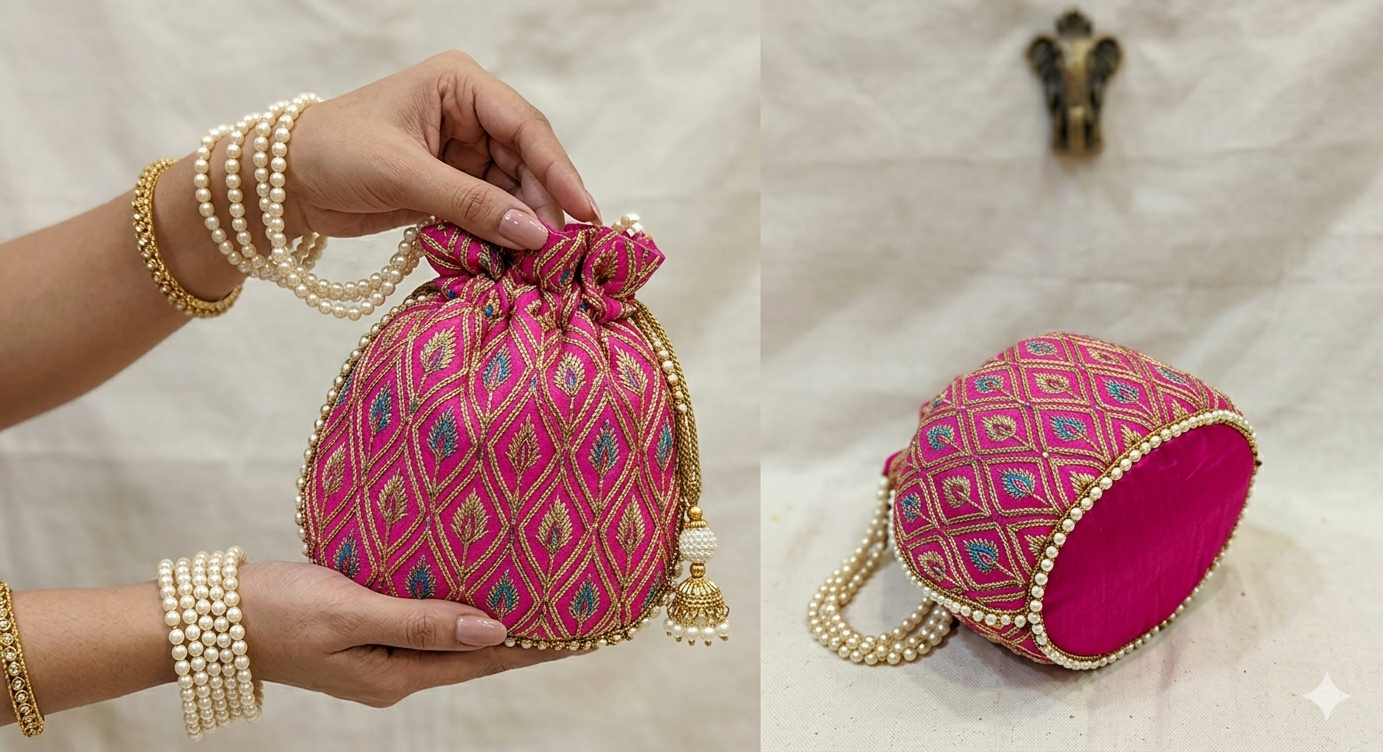 Single sided potli bag