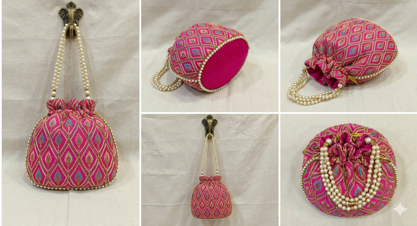 Single sided potli bag
