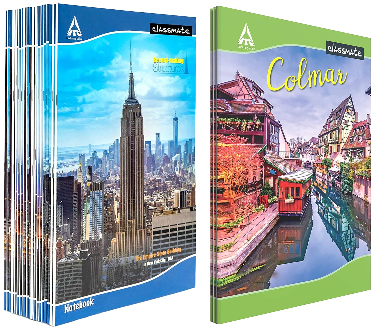 Classmate long Note Book 240 Pages UnRuled (Hard)