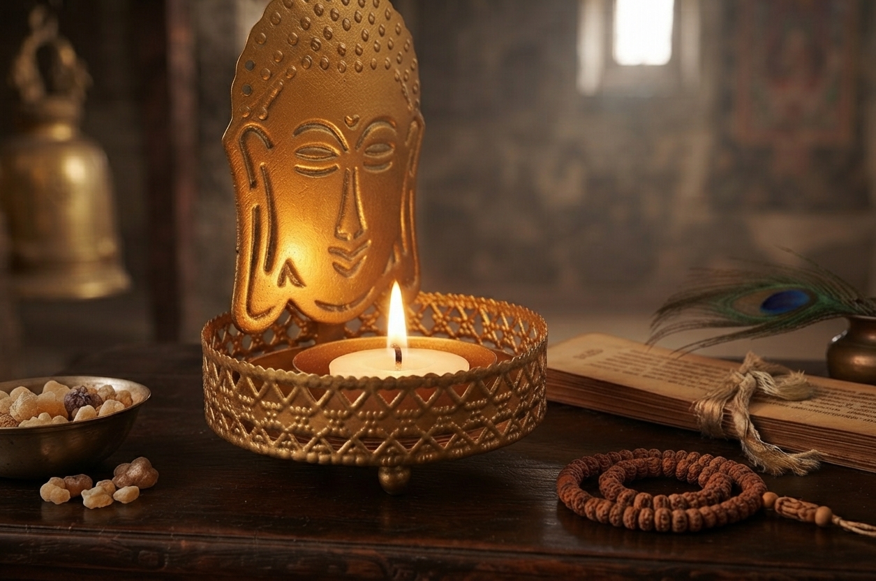 Metal Shadow Buddha