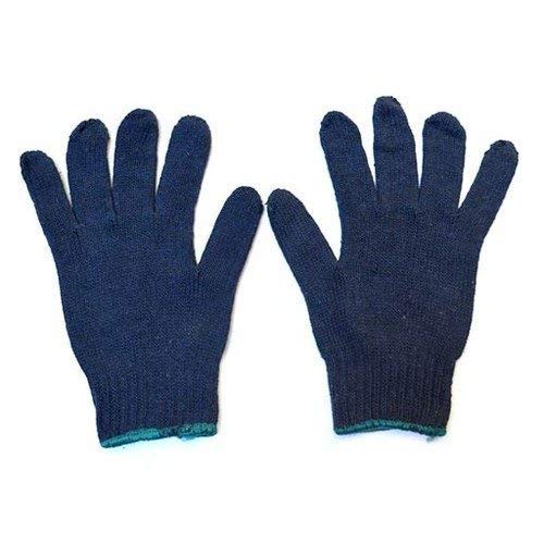 SGC 101 Cotton Knitted Hand Gloves 100gms Blue