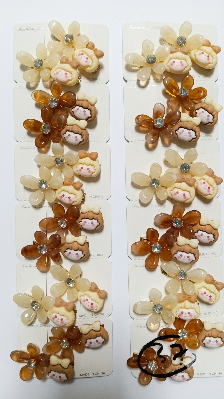 Cartoon Hair Clips
